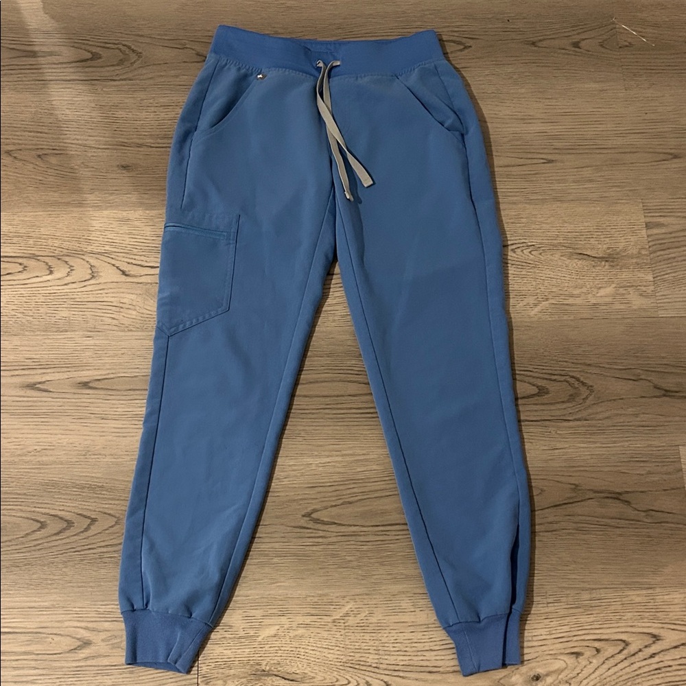 Figs Zamora Scrub Pant Joggers Ceil Blue Women’s Size XXS